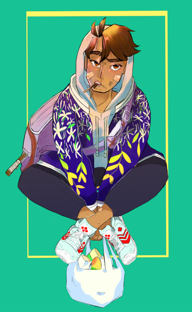 Original piece depicting an original character of mine. Made in 2021 using Clip Studio Paint.